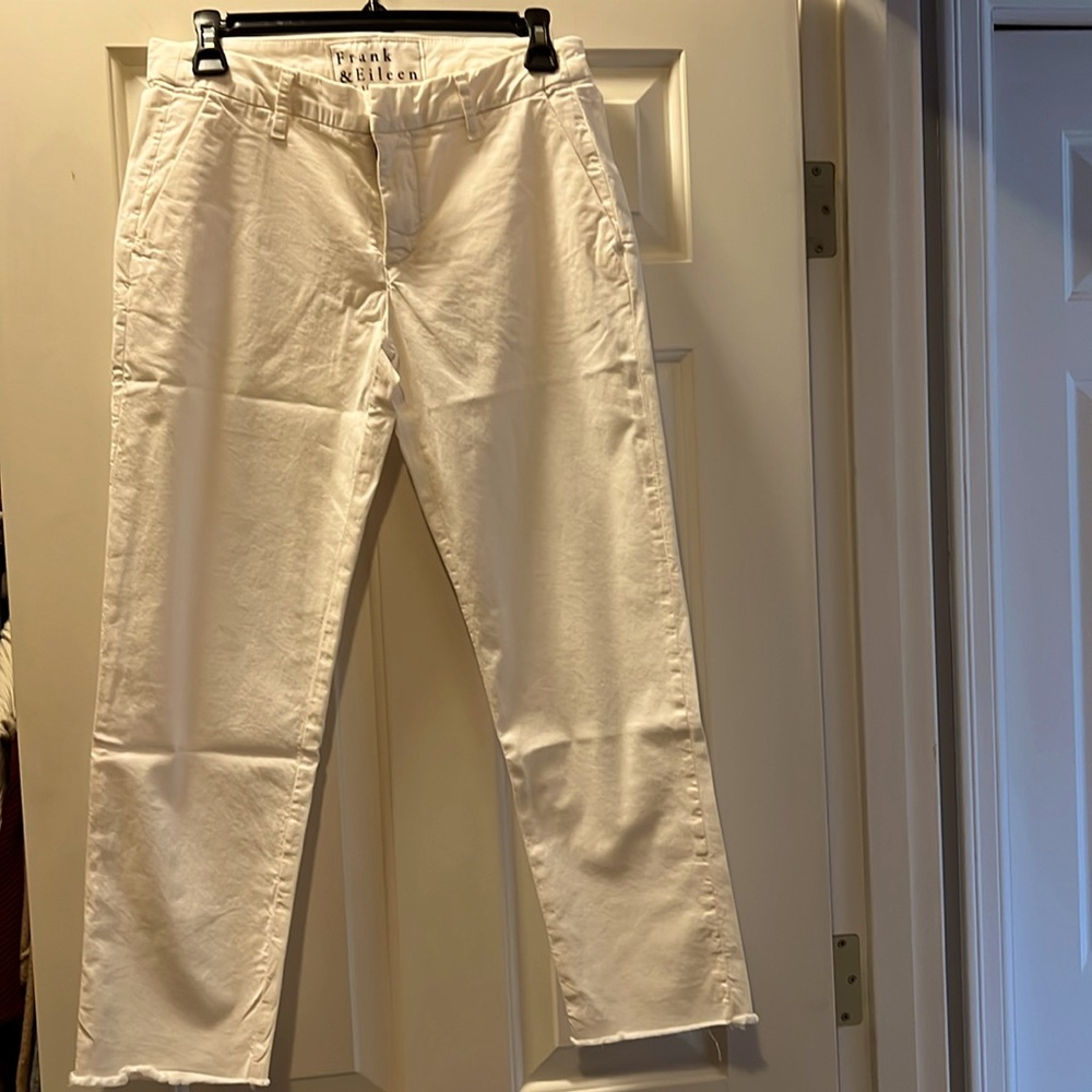 Size 4 Wicklow pant by Frank and Eileen in Chalk